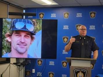 SPS news conference Sept 9, 2024. Blackburn Media photo by Josh Boyce. 