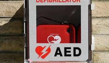 An outdoor AED. File photo courtesy of © Can Stock Photo /RichardStephen