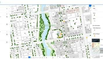 Owen Sound public GIS map offers over 200 layers of data.  Image from City of Owen Sound