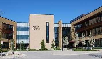 Grey Bruce Health Unit building in Owen Sound. 28 April 2017. (Photo via Grey Bruce Public Health Facebook page)